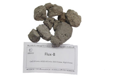 China Carvão amassado ferro Blocky do alumínio do cálcio do fluxo do aluminato do cálcio das ligas do fluxo B fábrica